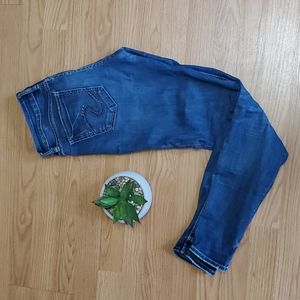 Silver Suki Skinny Jeans, Size 27